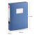 齐心(Comix) 12个装55mm加厚档案盒/A4文件盒/粘扣塑料资料盒 办公用品 蓝色EA4912