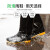 京斯坦 雨鞋 pvc防滑防水雨靴黑色加厚耐磨劳保工地胶鞋  高筒黑色 39码 