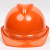 诺瑞斯安 安全帽工地 免费印字 国标V型ABS 建筑工程电力施工劳保工人头盔 普通v型透气橙色