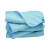 食安库（SHIANKU）超细纤维珍珠抹布 工厂药厂车间 无尘布不掉毛清洁毛巾 蓝色10条装（35*50cm）