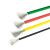 特软细硅胶线纯铜芯电子电源电线航模汽电动车锂电池板耐高温飞线 24AWG(0.2平方) 黄色 (1米)