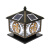 集客家 柱头灯LED 户外庭院别墅大门柱子围墙中国福太阳能柱头灯  太阳能 古铜色50CM  单位：个