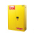45加仑黄色易燃液体安全柜化学品储存柜防火防爆柜 黄色60加仑安全柜易燃品柜