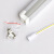 LED灯管T5/T8一体化日光灯管铝材质加PC超亮T8全套支架光管1.2米 T8单管(无底座) 暖白 1.2