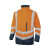 代尔塔 404010 荧光可视工作服3合1风雪衣款橙色+藏青色S码1件装