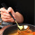 喝汤勺不锈钢勺子厨房家用加深汤匙火锅漏勺 钢色汤勺