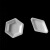 笛柏 塑料称量盘 称量皿 称量舟 方形舟形菱形六角形黑色方形  六角形小号20ml 100个/包 