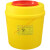 垃圾桶一次性锐器盒废弃针头利器盒医院诊所方形圆形黄色垃圾桶MS 8L翻盖方形15+1