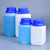 玛仕福 大口样品瓶 化工试剂瓶 广口密封塑料方瓶 500ml 乳白色(配白色盖)128个/整件