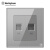 西屋（Westinghouse）二位网络网线信息插座面板W8DN/2_GY 维境系列星辰锐灰 网络墙壁暗装86型