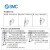 SMC SY5120-1LZD-C4-F1 5通电磁阀SY5000系列 直接配管型/单体式2位单电控 L形插座式300mm带灯旋具锁定