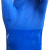 稳斯坦 WST526 耐油浸塑棉毛浸胶 磨砂耐酸碱劳保手套 蓝色加绒