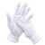 百舸 礼仪白色手套  马术白色手套检阅表演手套 三筋款1双