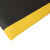 爱柯部落 单层经济型警示防滑地垫 防滑垫 PVC抗疲劳脚垫 黄黑色 12mm*150cm*90cm