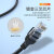 胜为（shengwei） WLC1003G超五类网线 百兆阻燃网络连接线 Cat5e超5类成品跳线 宽带连接线 3米