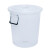 大号加厚塑料圆桶超大容量水桶储水用级酿酒发酵带盖胶桶 升级加厚50L 白带盖 装70斤水