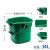 希万辉 带刻度加水桶长嘴塑料提水桶保洁带刻度方口水桶 14L方形大号绿色