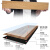 PVC木纹地板贴自粘地板加厚防水耐磨塑胶地板革卧室水泥地面 深灰色 B-66 耐磨 -1平方