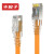 丰应子 FYZ-WS118G 六类非屏蔽无氧铜成品网络跳线橙色15米