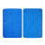 连和 PLA150-T2-HL2-D 超静双层双扶手带护栏小手推车平板推拉货车物料分拣车(蓝)720*490mm承载150kg