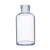 贝傅特 玻璃试剂瓶 实验室广口玻璃瓶小口玻璃瓶加厚玻璃茶棕色试剂瓶透明分装瓶 透明大口60ml