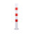 海斯迪克 HKL-1141 道路防撞防护柱交通安全立柱 停车位立柱警示柱 75cm红白双耳直杆