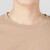 耐克（NIKE） 短袖T恤男女夏季情侣款纯棉勾勾休闲叠搭轻便圆领半袖DZ2882 DZ2846-200奶茶色  S