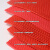稳斯坦 S型PVC镂空地毯 5.5厚1.2m宽*1m红色 塑胶防水泳池垫浴室厕所防滑垫 WL-132