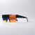赛博朋克炫彩一片式墨镜UV400辐射连体无框小众太阳眼镜 银反