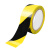 RFSZ 黑黄PVC警示胶带 地标线斑马线胶带定位 安全警戒线隔离带 78mm宽*33米