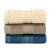 康丽雅 K-0359 清洁毛巾 加厚长方形洗脸巾抹布34*75CM 金丝边蓝色-5个装