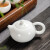 德化羊脂玉白瓷茶壶陶瓷家用泡茶壶带过滤网大号单个功夫茶具单壶 井栏壶 210ml