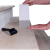稳斯坦 W5968 (15条)PEVA楼梯防滑条 地板台阶浴室磨砂防滑贴 透明4*24in(10*60cm)