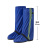 筑采（ZHUCAI）高筒防雨鞋套加厚耐磨底防滑脚套雨天防水牛津布鞋套 深蓝色 XL 