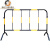铁马护栏镀锌管临时施工围栏市政隔离路栏道路移动安全防护栏围挡 7斤红白1*1.5