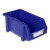 和崟 A1组立零件盒蓝色 组合式收纳盒塑料物料盒 工具螺丝盒分类盒库房仓库斜口收纳盒