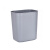冠峰 14L方形黑色加厚 垃圾桶方形桶无盖圆形双层大号小号塑料桶GNG-415
