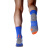 悍将（HNK）专业跑步袜男女职业马拉松袜子吸湿排汗透气长跑压缩袜训练运动袜 蓝色 M码（建议39-41）
