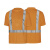 代尔塔 404018 荧光可视工作服短袖T恤款橙色L码1件装
