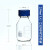 透明棕色蓝盖试剂瓶实验室丝口瓶螺口玻璃带刻度样品瓶定制 透明250ml