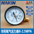 HAKIN青岛华青氮气氧气压力表高压表气压表减压器阀表头 华青表0-2.5mpa