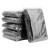 海斯迪克 HKY-85 加厚黑色垃圾袋 商用环卫平口大垃圾袋新料（100只） 70*90cm
