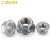 嘉耐特（JNT）304不锈钢法兰螺母 六角防滑螺帽 防松螺母 M5 [10个]304材质