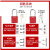 鸣固 工业铝制安全LOTO上牌挂锁能量隔离红色金属门锁防KD-ALP25-绿色