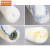 京洲实邦 油漆刷羊毛滚筒装修涂料刷墙工具滚筒刷十个装B 10寸纯白长毛棉线
