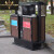 户外分类不锈钢果皮箱三分类环卫小区公园垃圾桶庭院景观 广州桶本色