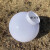 球形中华路灯灯罩螺口卡口亚克力柱子柱头圆球围墙户外防水外壳 (不发黄加厚)直径20螺口9.5CM