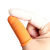 手指套防护劳保耐磨加厚乳胶护指防滑耐磨乳胶麻点手指套橡胶防护 橙色麻点防滑指套 L大号15个装