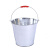 鸣固 水桶 加厚手提桶  拎水桶 冰桶拖地桶酒店餐厅铁桶 12L 铁桶