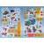 乐高城市1001贴纸大收藏（思维训练游戏书）适合6岁及以上孩子，集合精美贴纸、游戏与创意涂色的贴纸互动思维训练游戏书